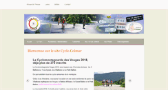 Desktop Screenshot of cyclocolmar.fr